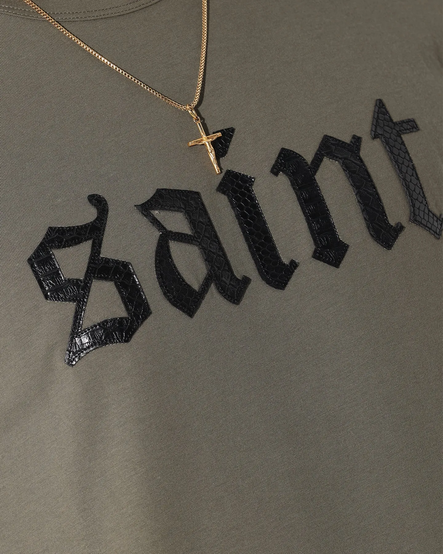Saint Morta Cambronne Snake El Duplo T-Shirt Khaki Green Recommended