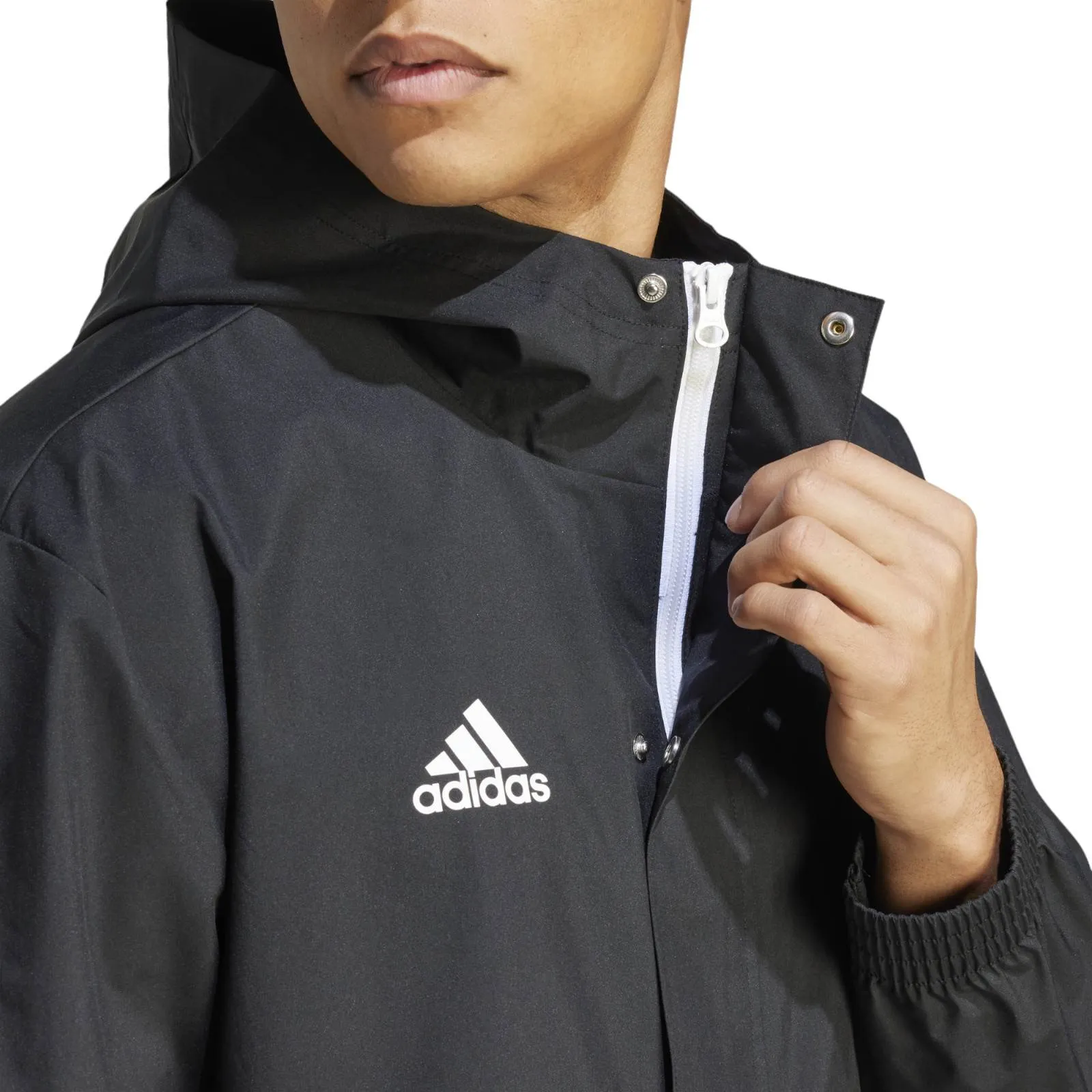 Daily Layer adidas Entrada 2022/23 Mens?All-Weather Full Zip Hooded Jacket