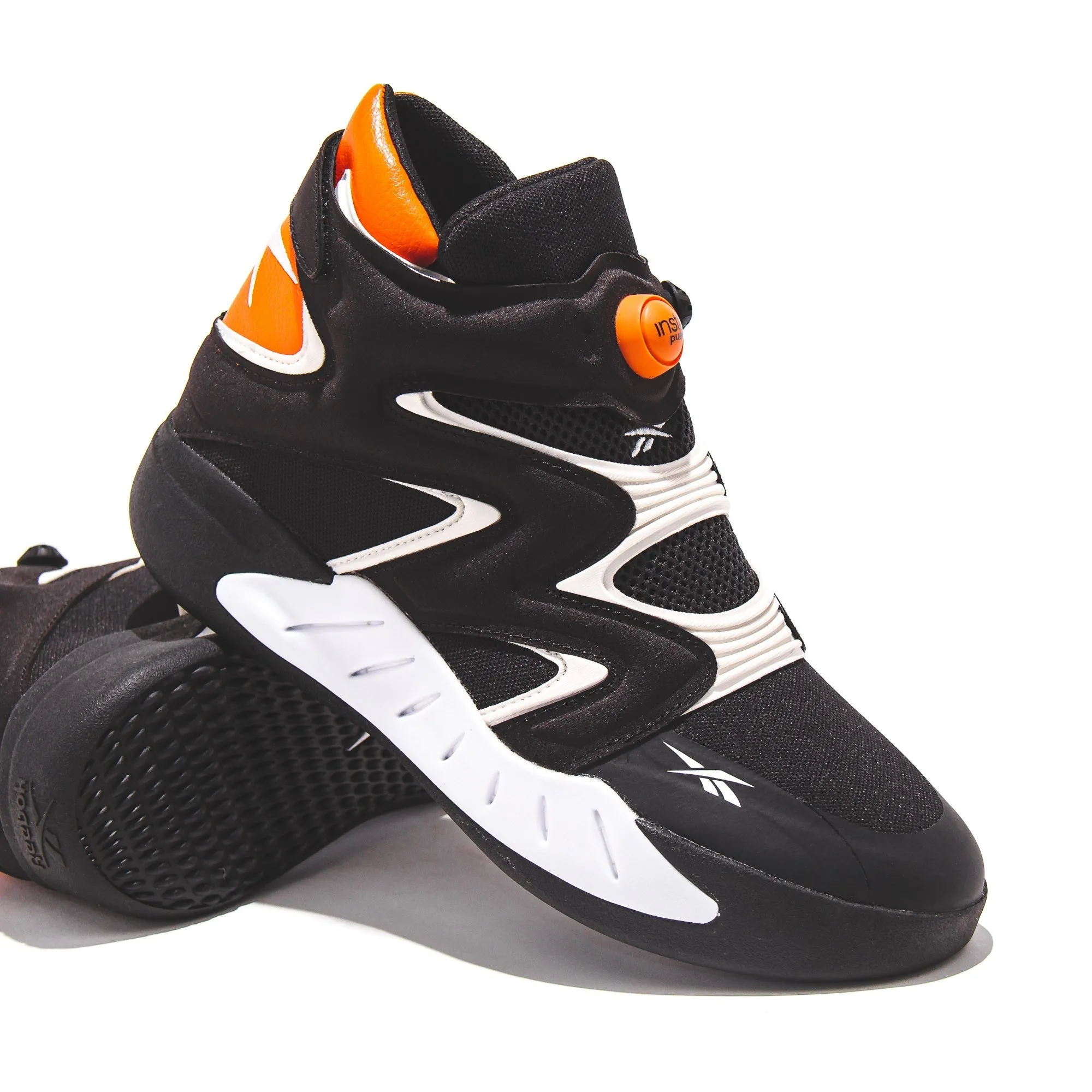 QuickDry Pressure Distribution Nodes Reebok Classics Basketball Men Instapump Fury Zone Black White G55140