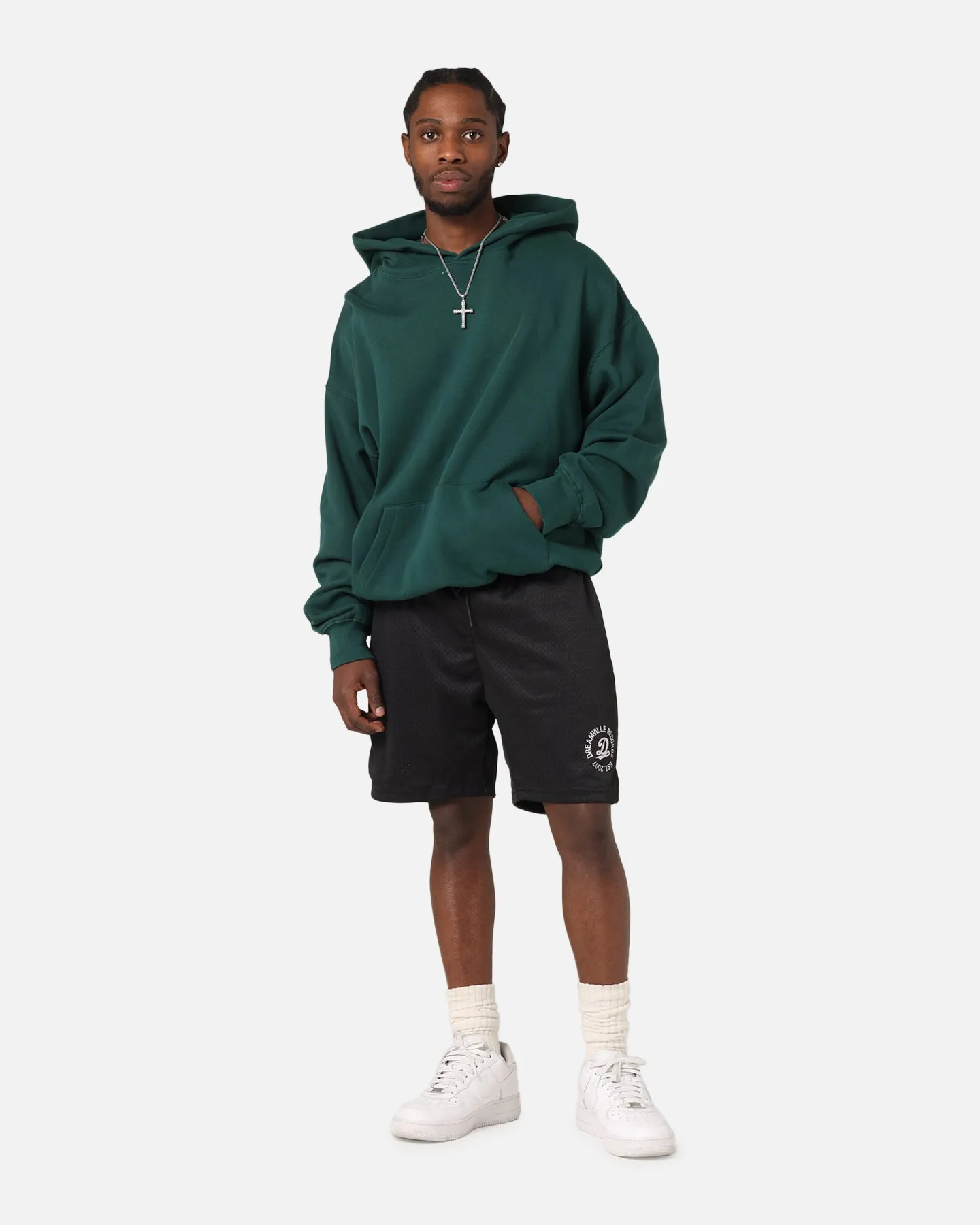 Dreamville Records Mesh Shorts Black Mesh Chill Vibes Fit Ultra Soft Waistband