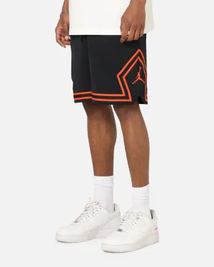 Tennis wear Jordan Dri-FIT Mesh Diamond Shorts Black/Orange
