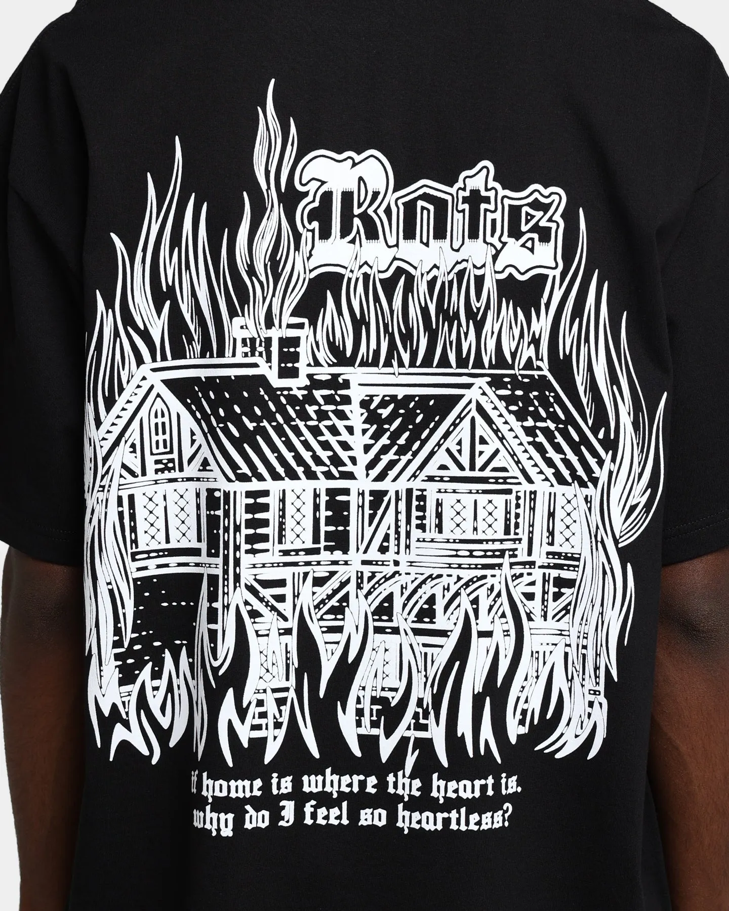 Rats Get Fat Rats Heartless T-Shirt Black Versatile Apparel Stylish Details
