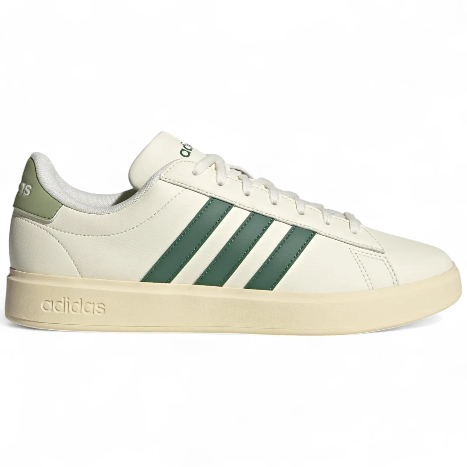 adidas Grand Court 2.0 Mens Regular-Fit Lace Sneakers Reinforced heel Club Night