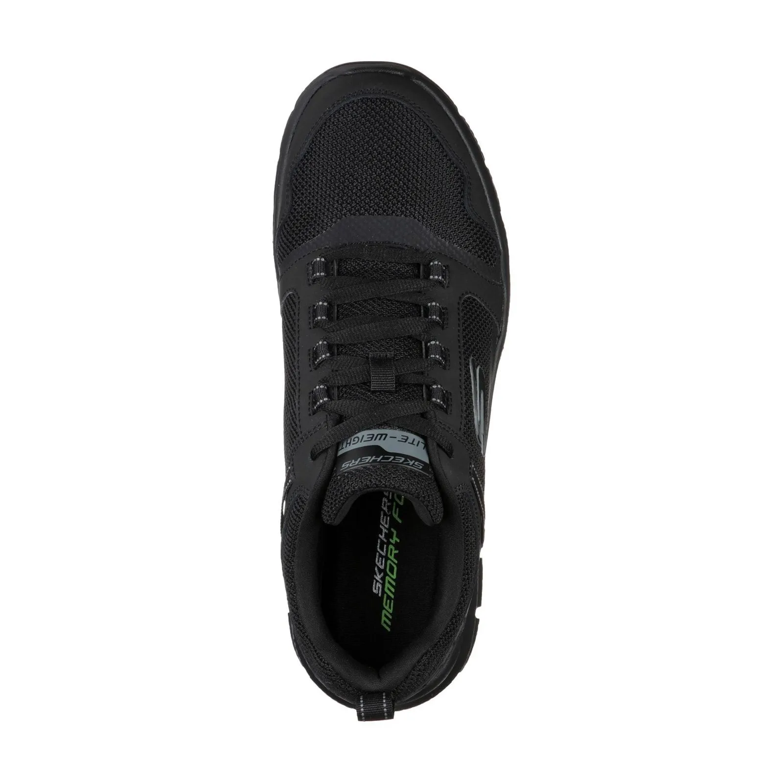 City Edge Responsive Cushion Fitness Lovers Skechers Mens Track Knockhill Shoes Black