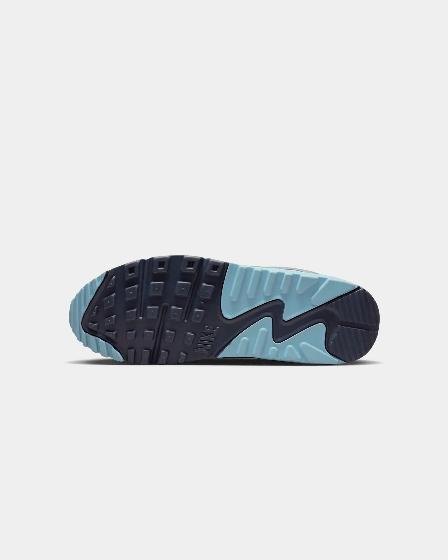 Nike Air Max 90 Pure Platinum/Worn Blue-Obsidian Low Profile Memory Foam Casual Wear