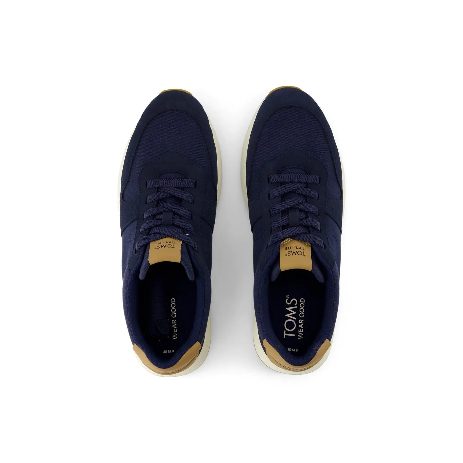TOMS Mens TRVL LITE Retro Trainer Navy Free Pace