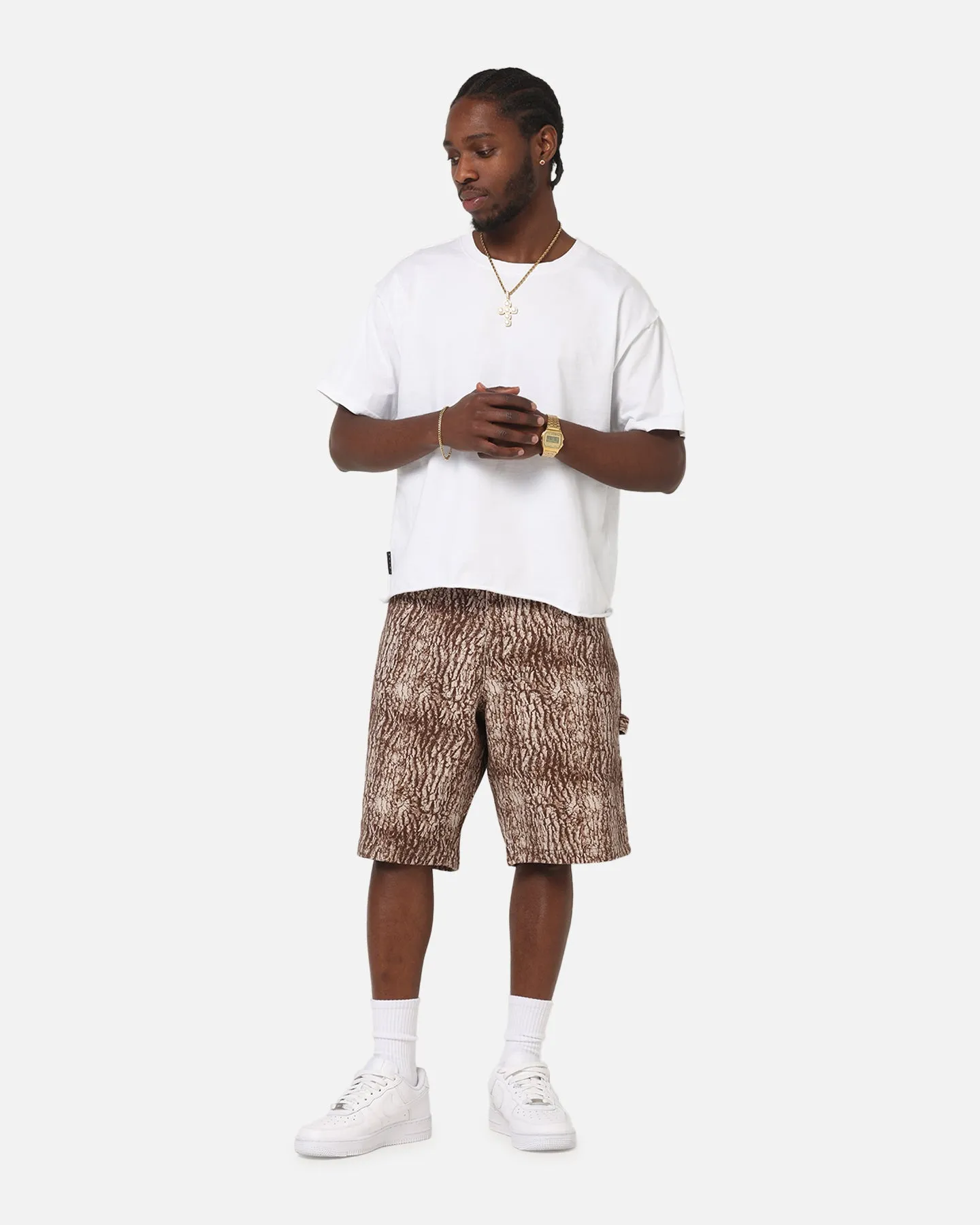 windproof Cool Comfort Carre Carpenter Jorts Tree Bark