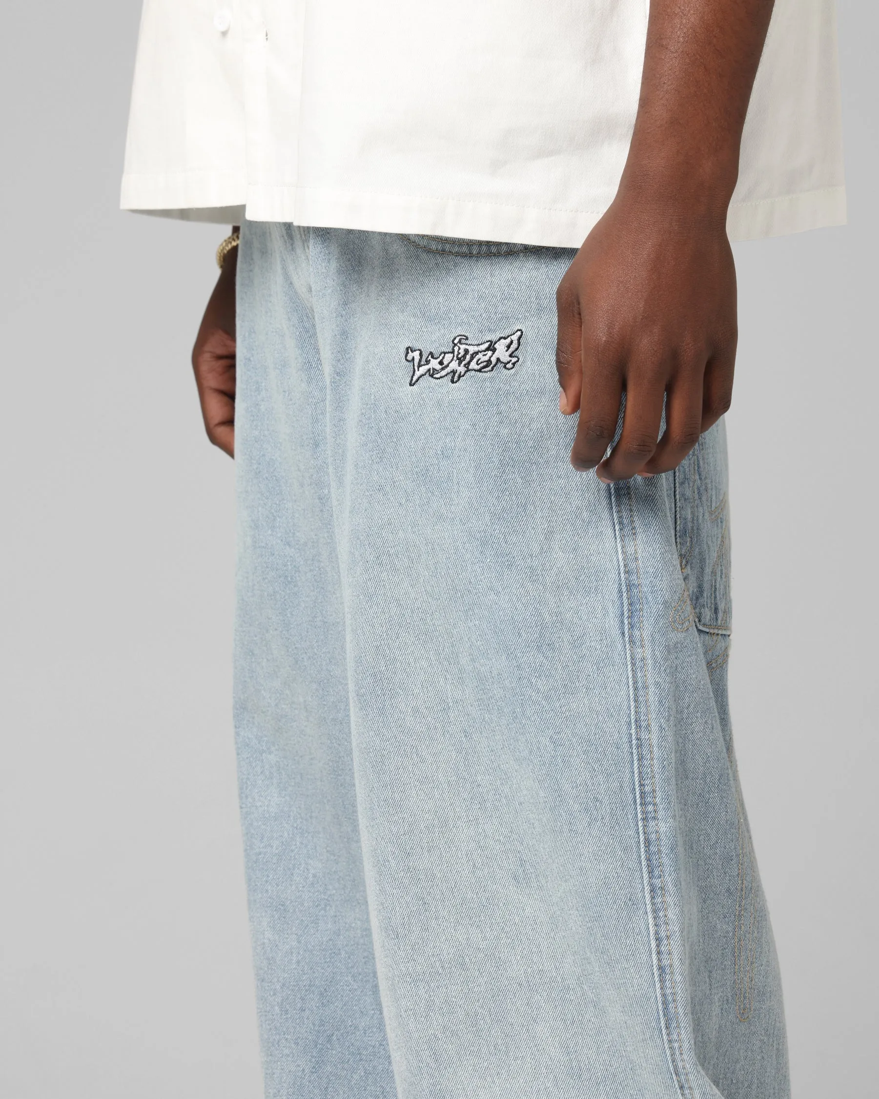 Loiter Star Born Jeans Washed Blue Stretchable Fit