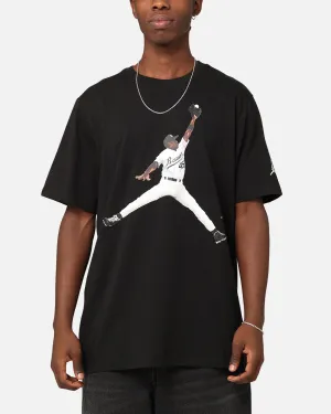 Work efficiency Lightweight Comfort Wear Jordan Flight MVP T-Shirt Black/White