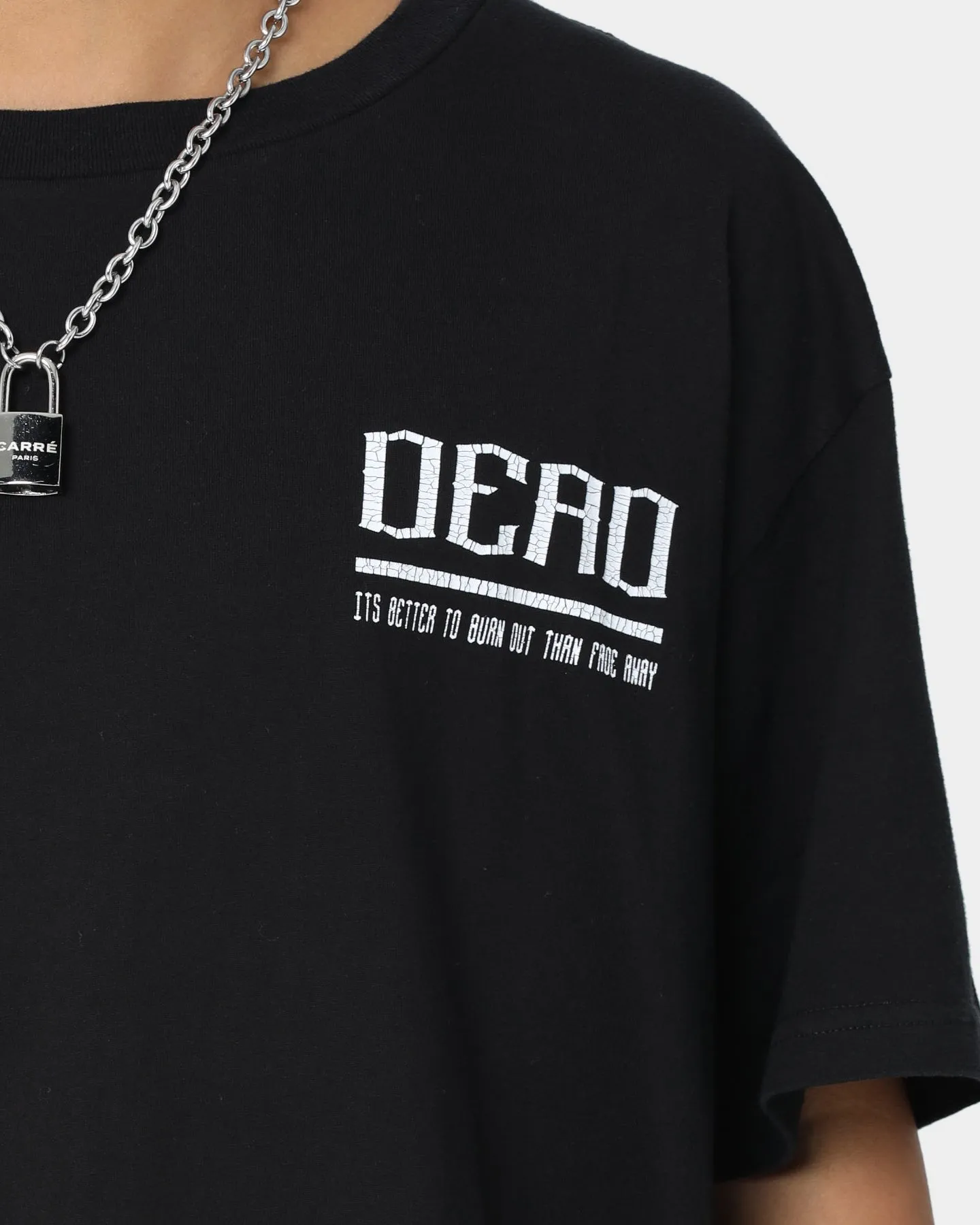 Dead Studios World Tour T-Shirt Black Scoop neck femininity