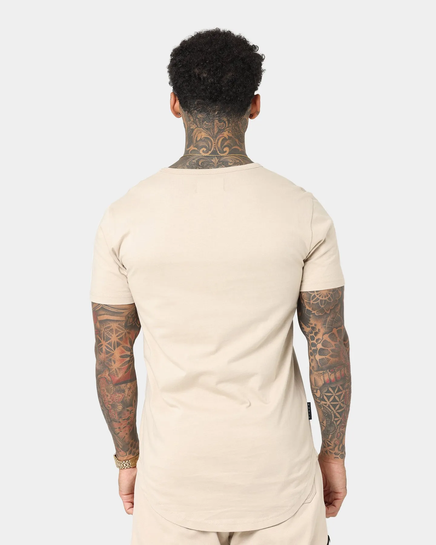 Layered Style Flattering Shape Saint Morta Ceremony El Duplo T-Shirt Stone
