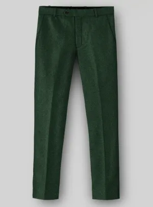 Perfect Design Wear Naples Emerald Green Tweed Pants