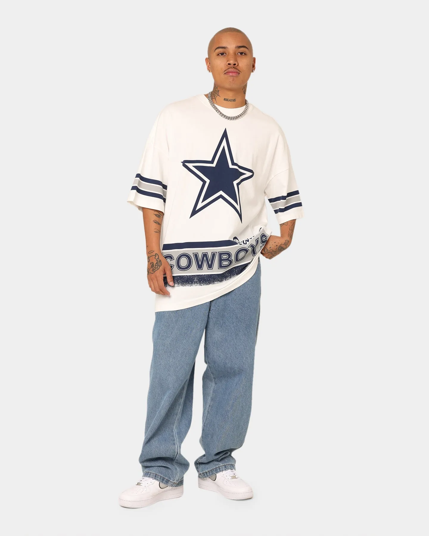 Outdoor Leisure budget-friendly Mitchell & Ness Dallas Cowboys Conference T-Shirt Vintage White