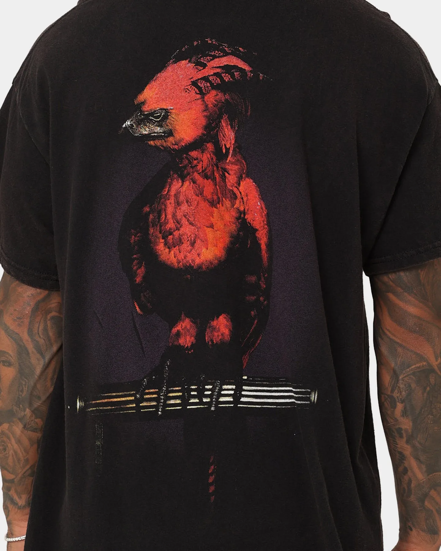 Chic and Soft Cozy Comfort Look American Thrift X Harry Potter Dumbledore Vintage T-Shirt Black Wash
