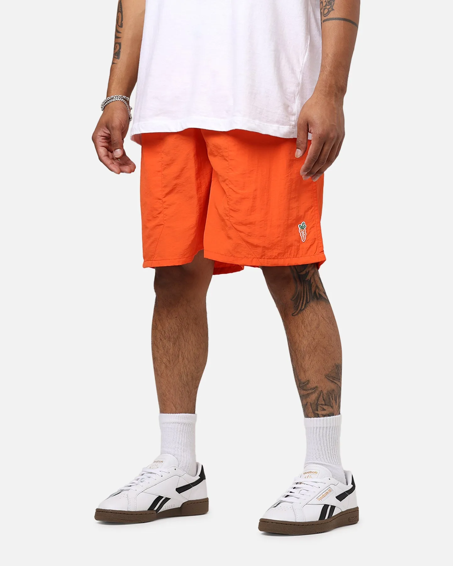 Carrots By Anwar Stem Nylon Shorts Orange Anti Friction Seams