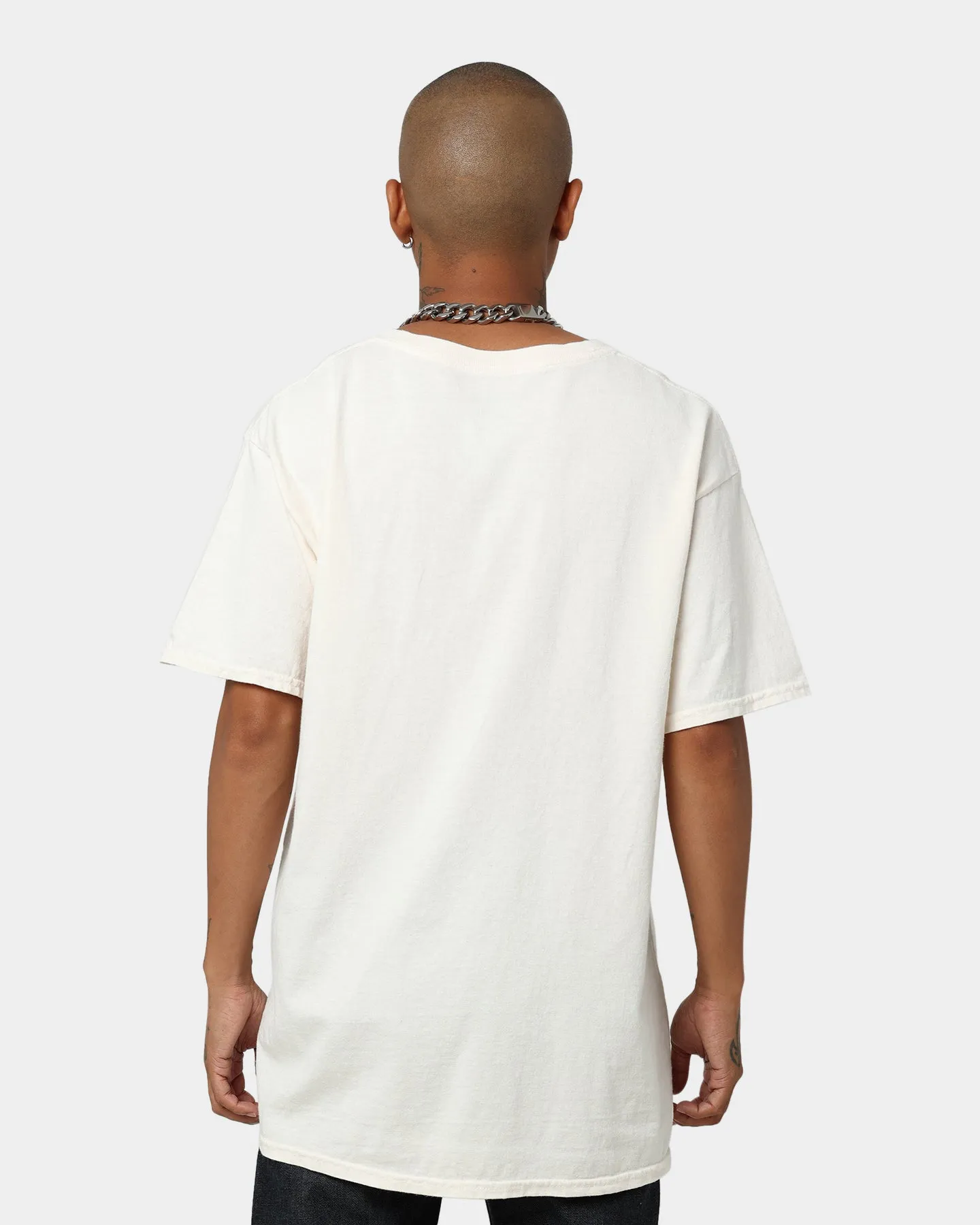 Winter Layer Goat Crew All Over Los Angeles Vintage T-Shirt Off White