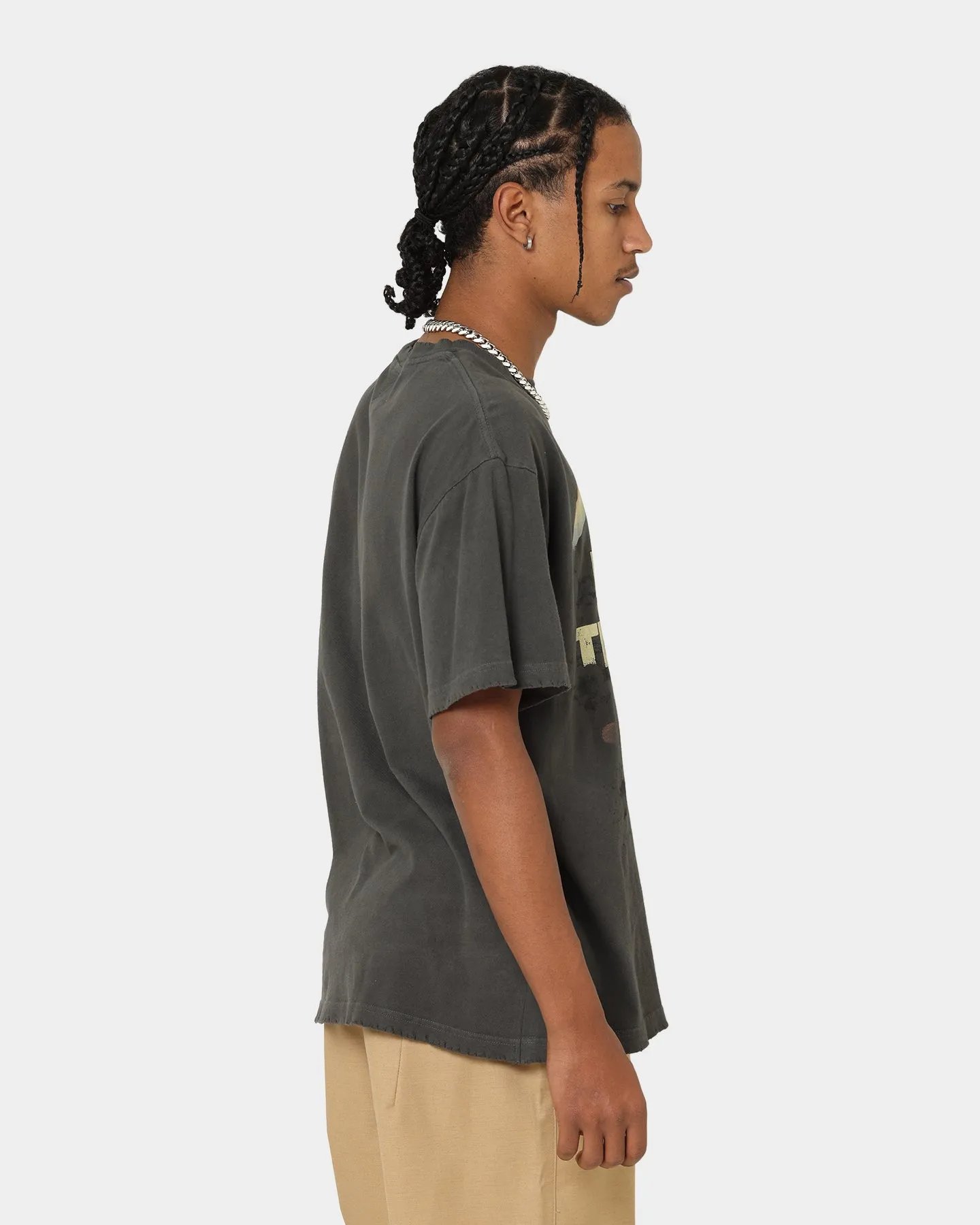 Honor The Gift Palms T-Shirt Black Fresh Comfort Style Relaxed and Comfy
