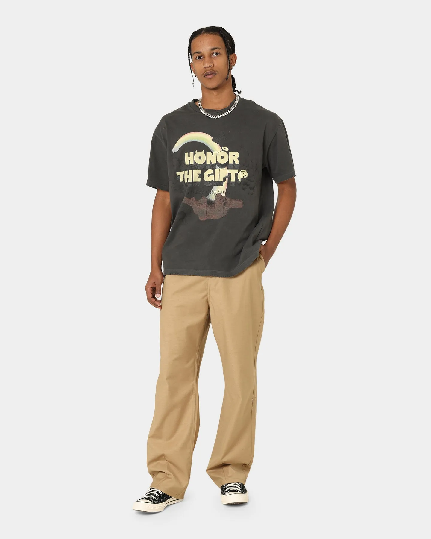 Soft and durable Honor The Gift Palms T-Shirt Black