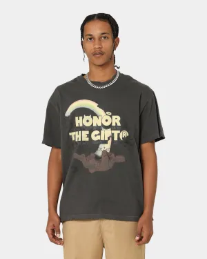 Honor The Gift Palms T-Shirt Black Lightweight Wear Easy-Going Style