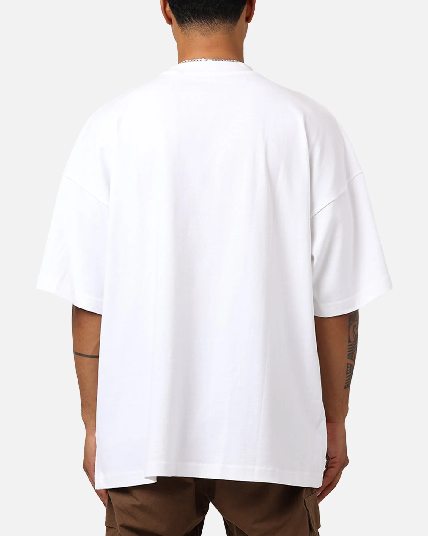 Basic Piece AntiPilling Treatment Goat Crew Viva Las Vegas T-Shirt White