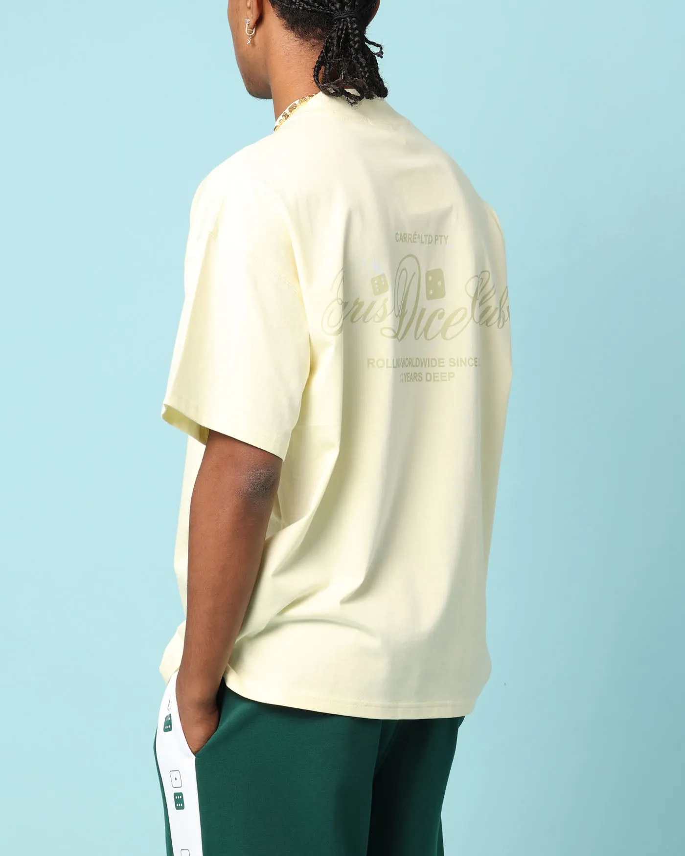 Carr?? Players Oversized T-Shirt Yellow Vegan