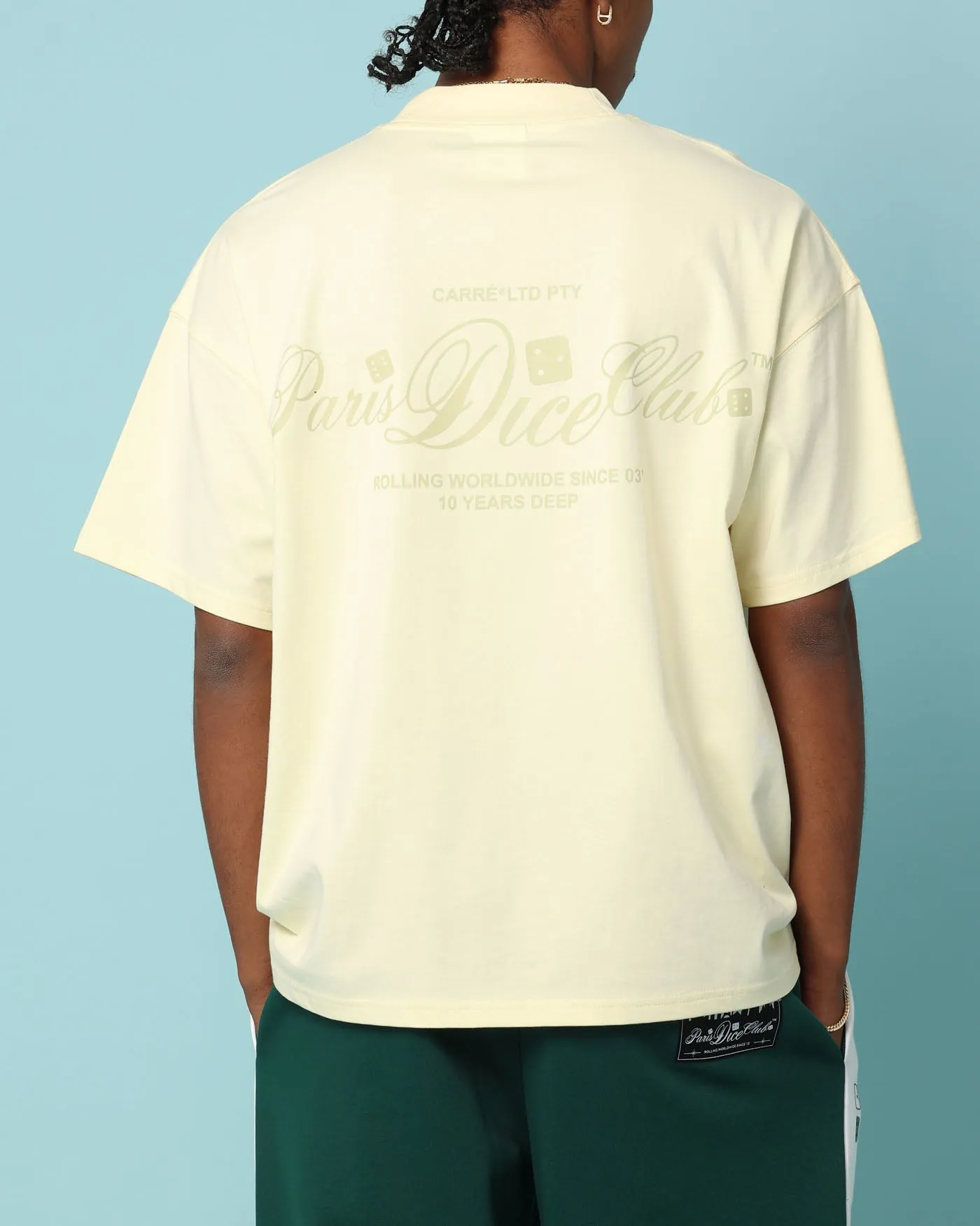 Carr?? Players Oversized T-Shirt Yellow Trendy Look
