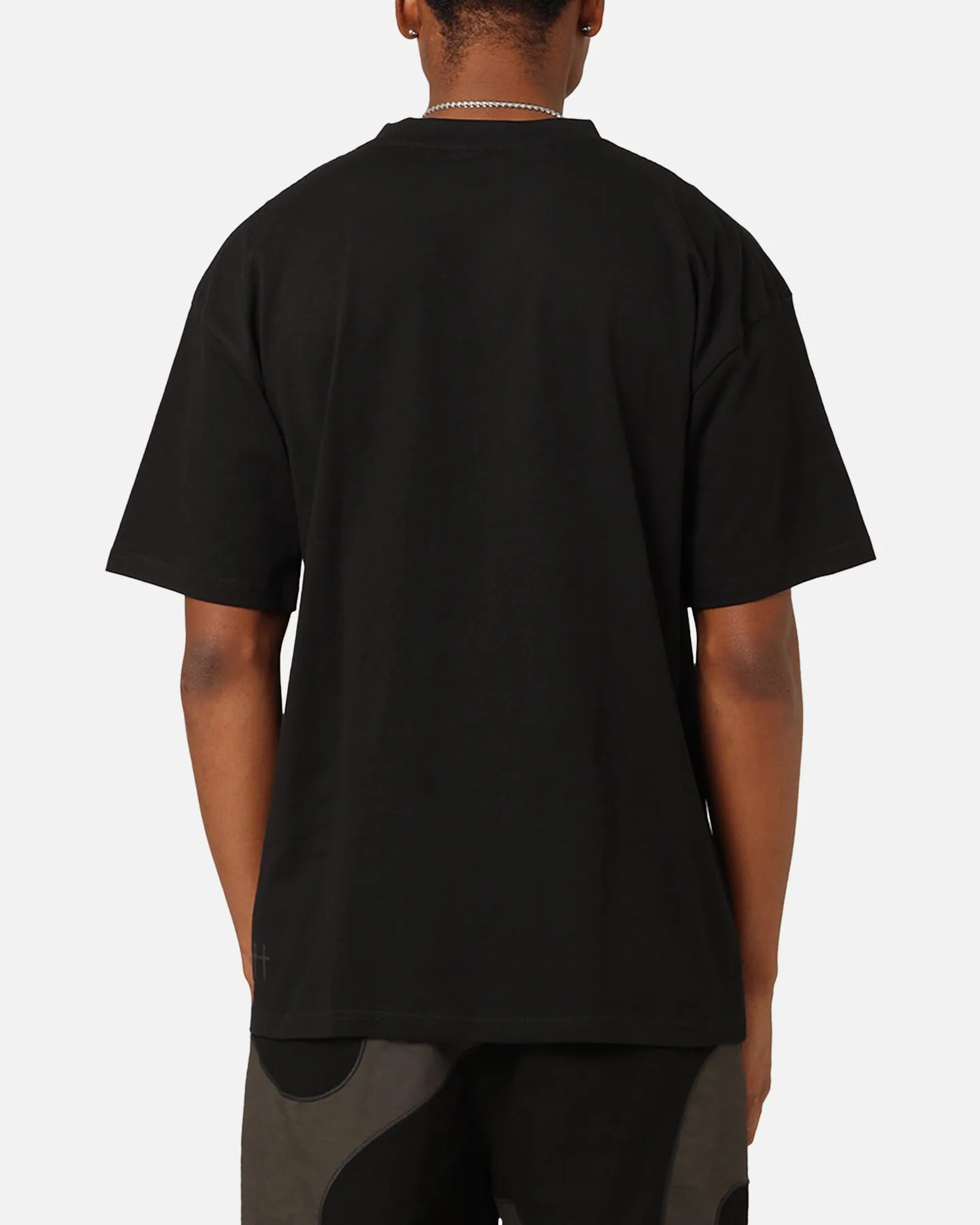 Saint Morta Jaded Box Logo T-Shirt Black Casual Elegance