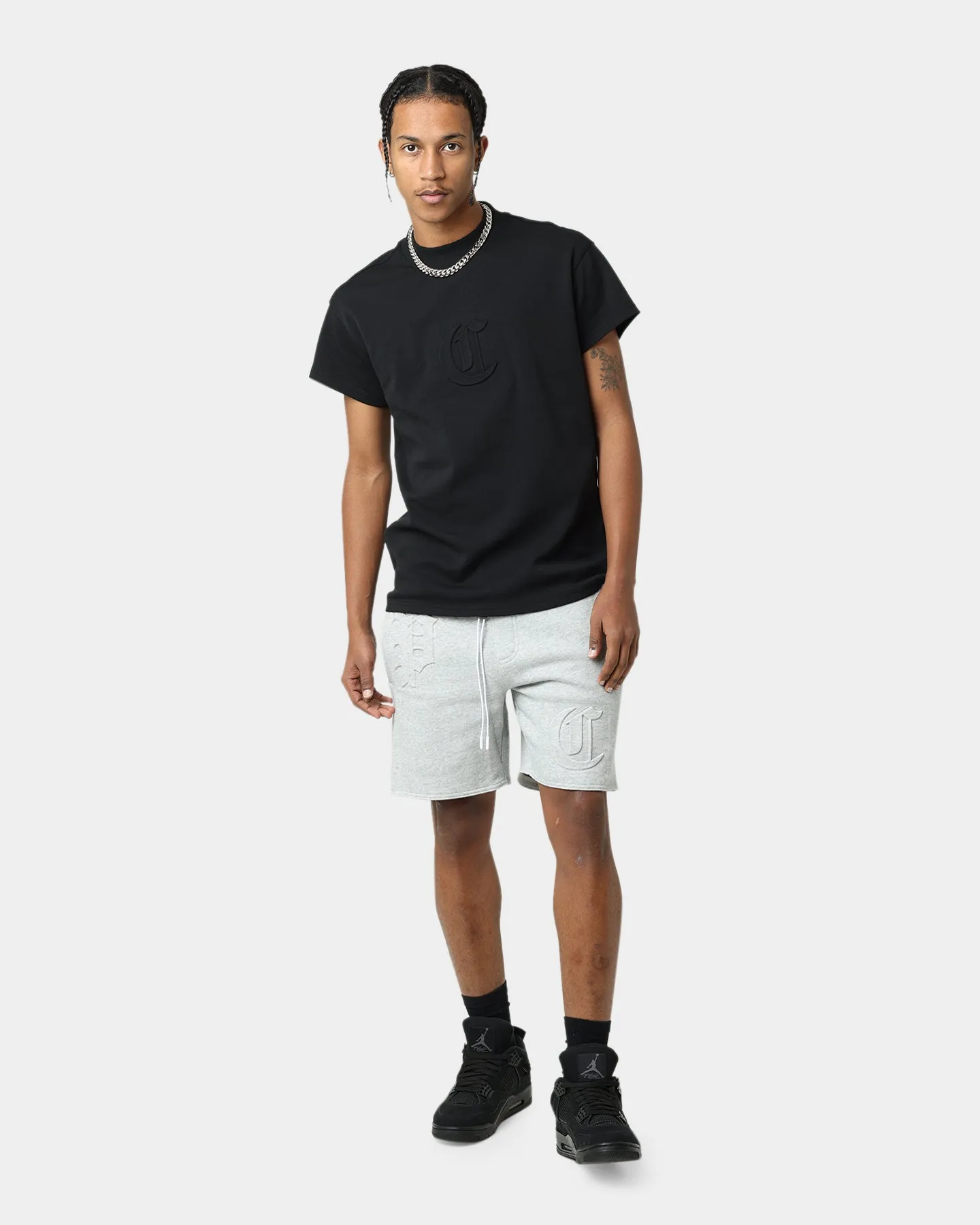 Carr?? CP Mock Neck T-Shirt Black Chic Comfort Style Preppy