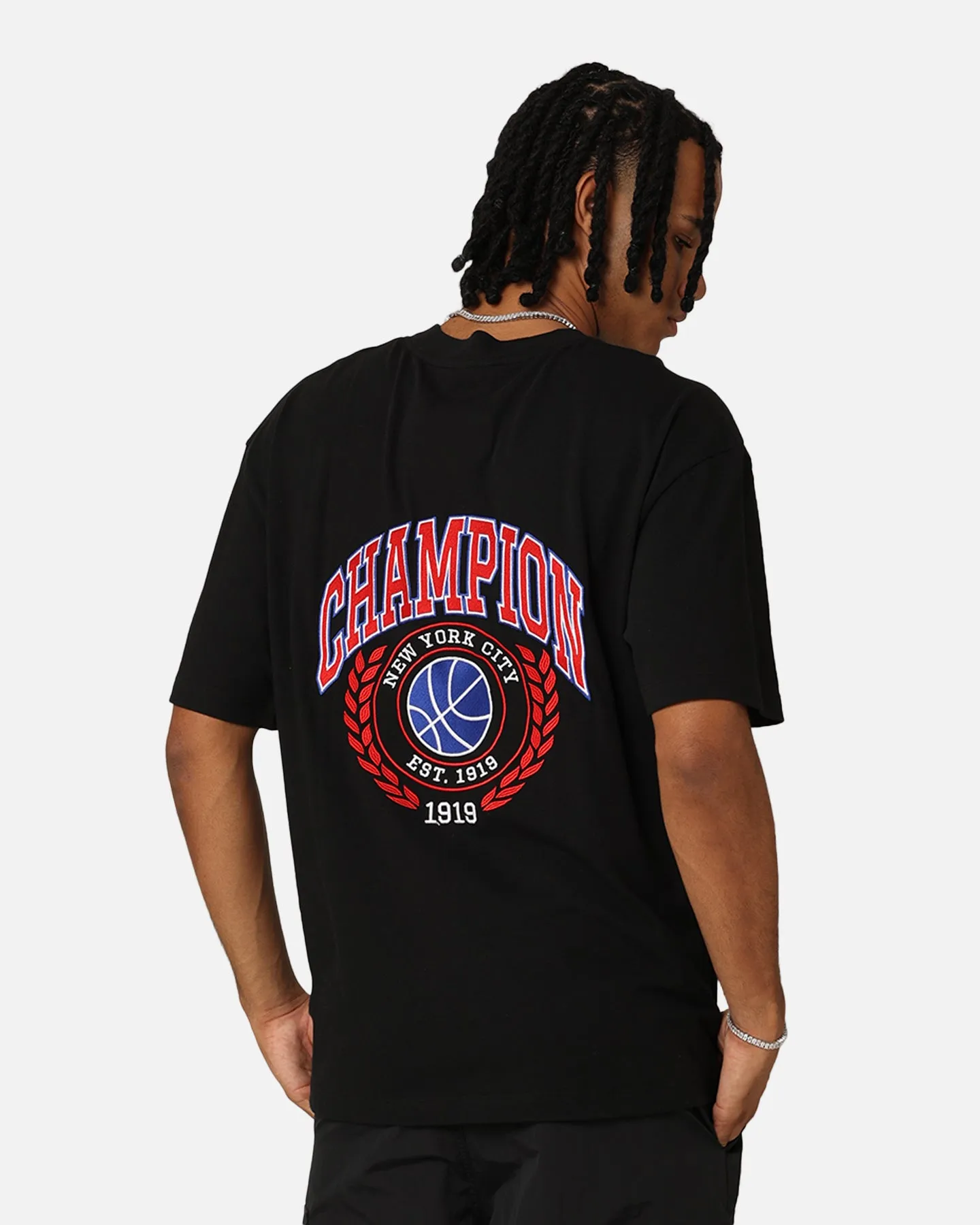 Champion Heritage Field Basketball T-Shirt Black Good stretch