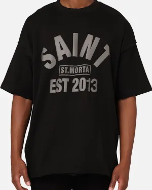 Saint Morta St Morta Boxy T-Shirt Black/Black Flattering Fit Chic Comfort