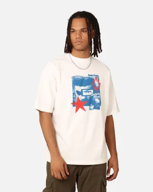 Loiter Orbital T-Shirt Off White Gym clothing