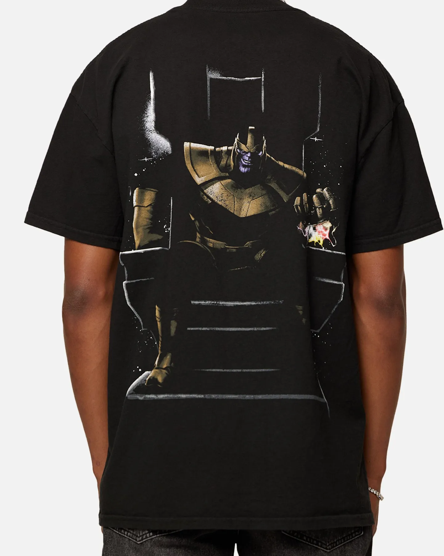 Marvel Thanos Heavyweight T-Shirt Black Chic Style