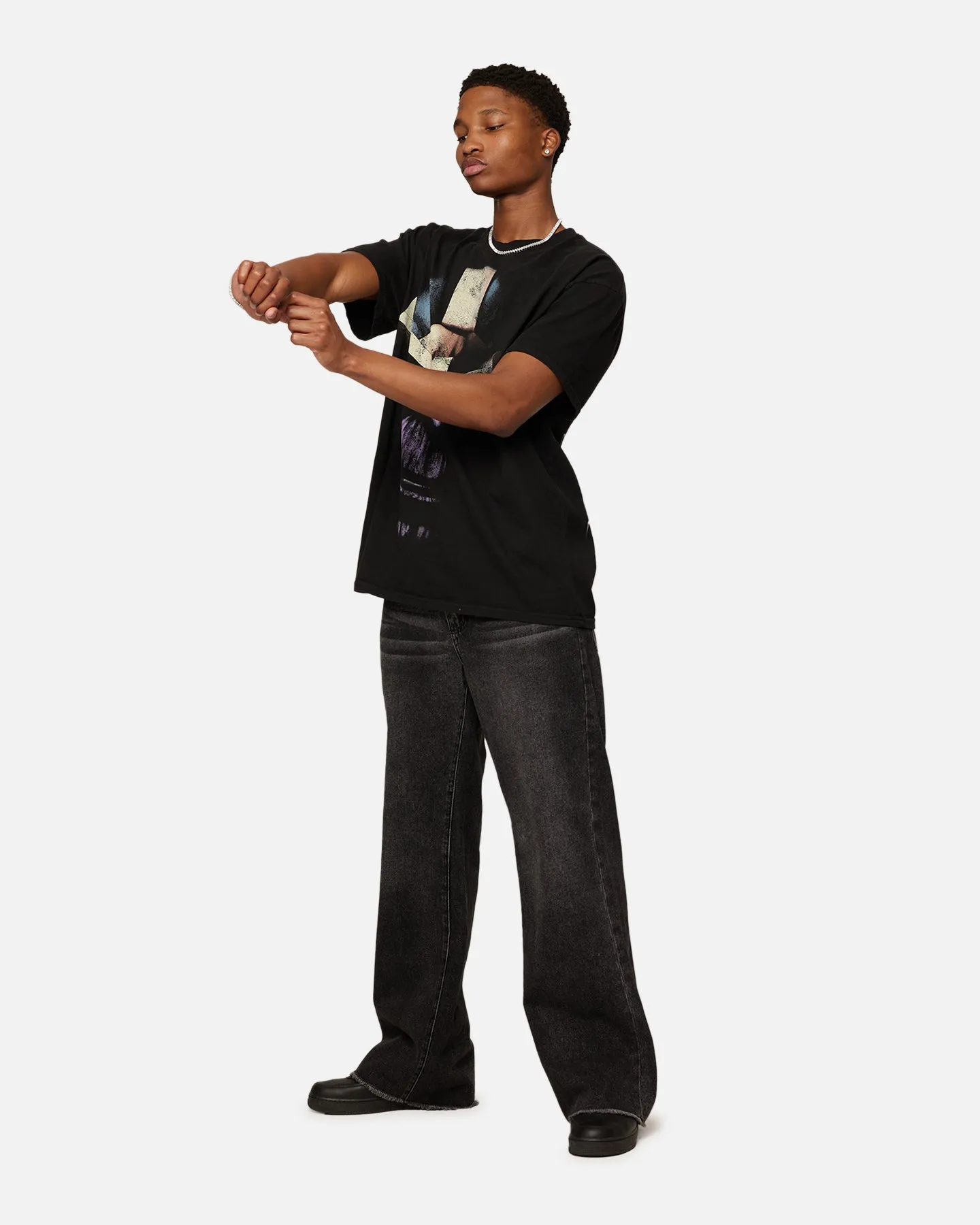 Marvel Thanos Heavyweight T-Shirt Black Festival wear