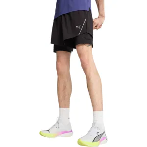 Puma ULTRAWEAVE 2-in-1 5" Mens Regular-Fit Running Short yoga clothes Athletic Wear