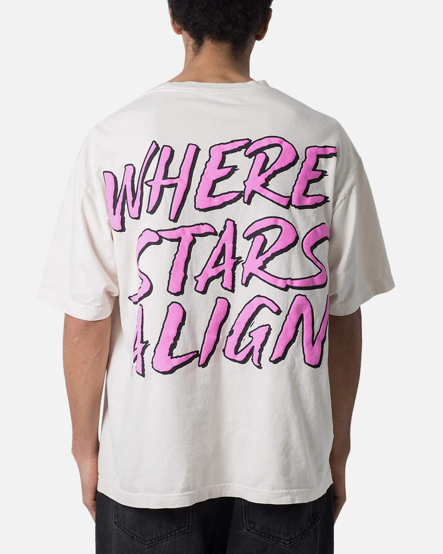MNML Stars Align T-Shirt Off White Eco Friendly Fabric
