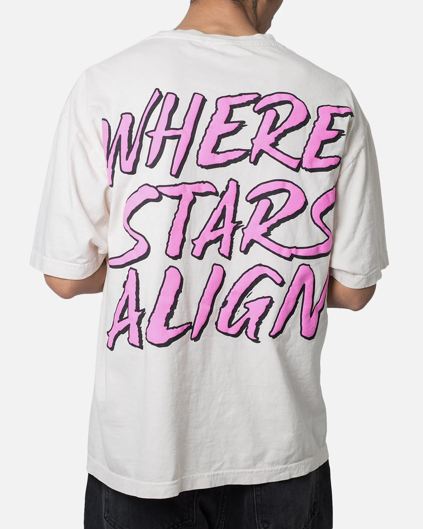 MNML Stars Align T-Shirt Off White LowImpact Manufacturing