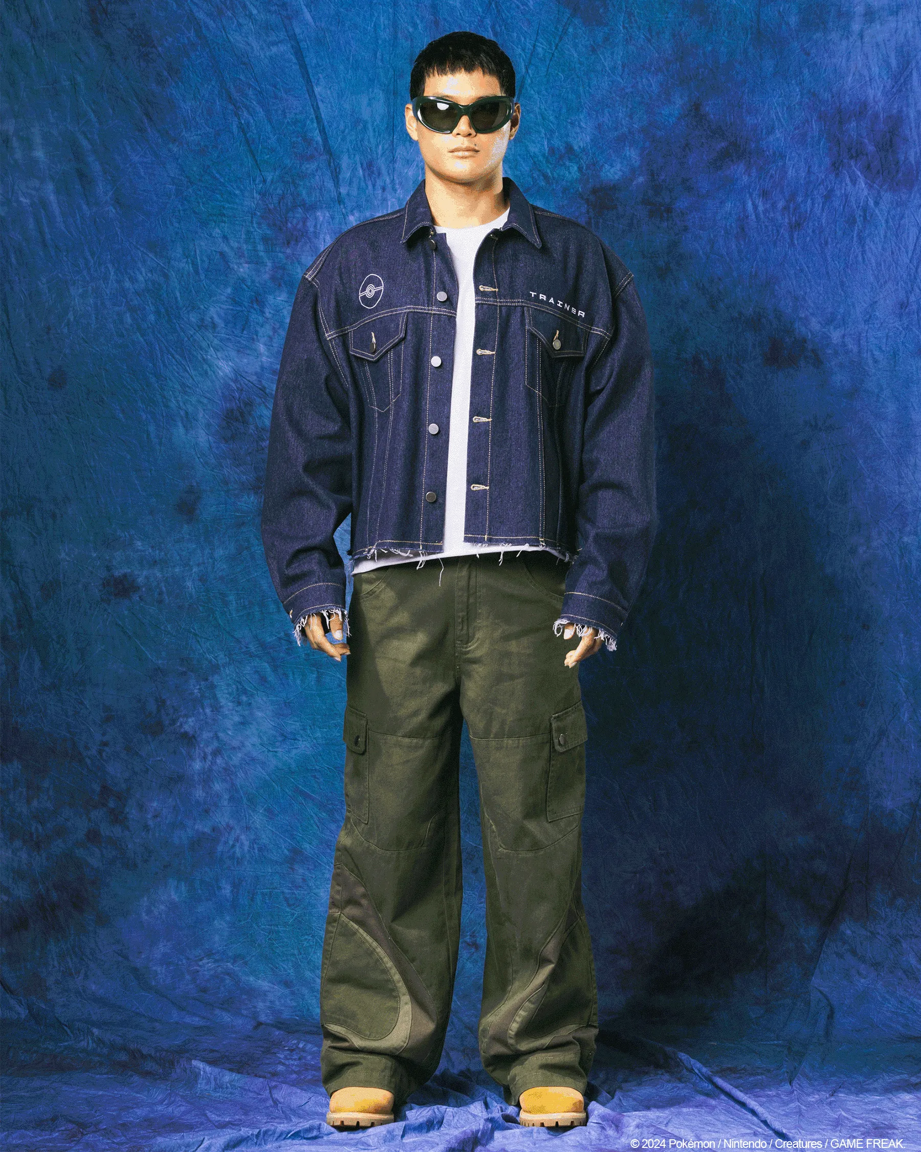 Sense Pok??mon By Loiter Pikachu Denim Jacket Indigo