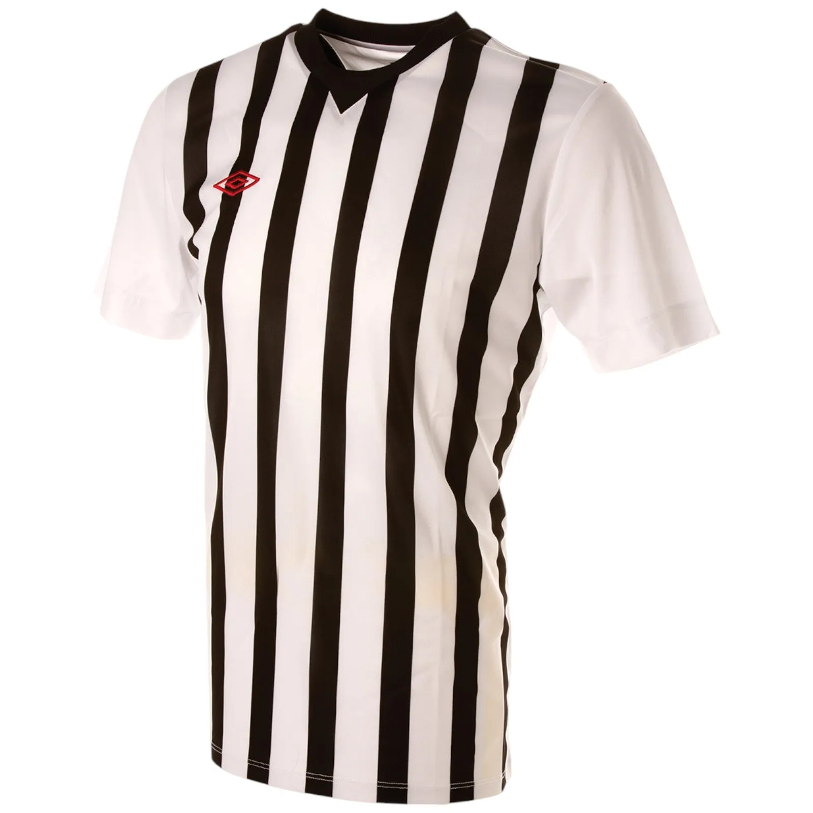 Trans Glow Neat Edge Umbro Striped Knit Short Sleeved Football Training Jersey