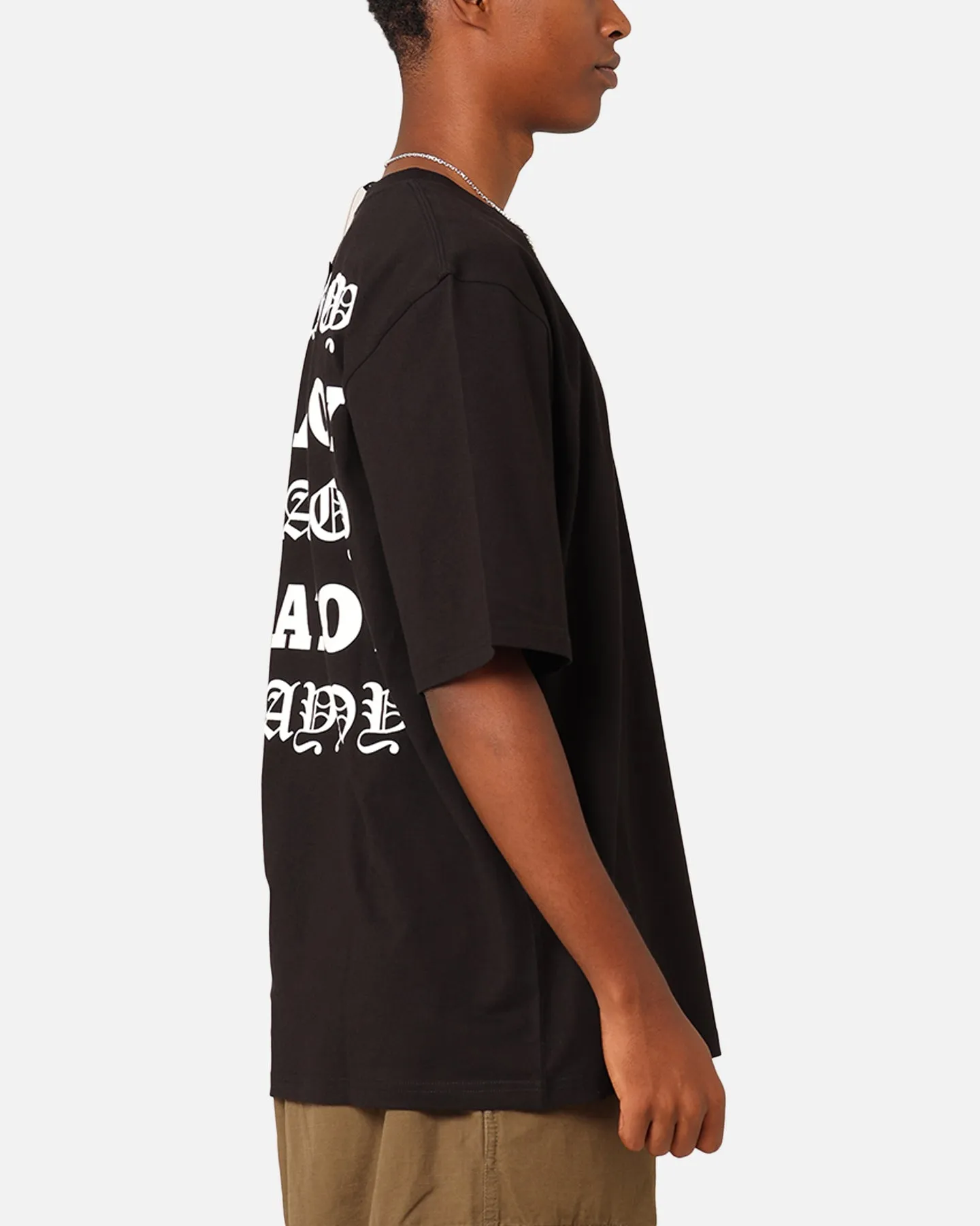 Playboy Gothic Stack T-Shirt Black Indoor Comfort