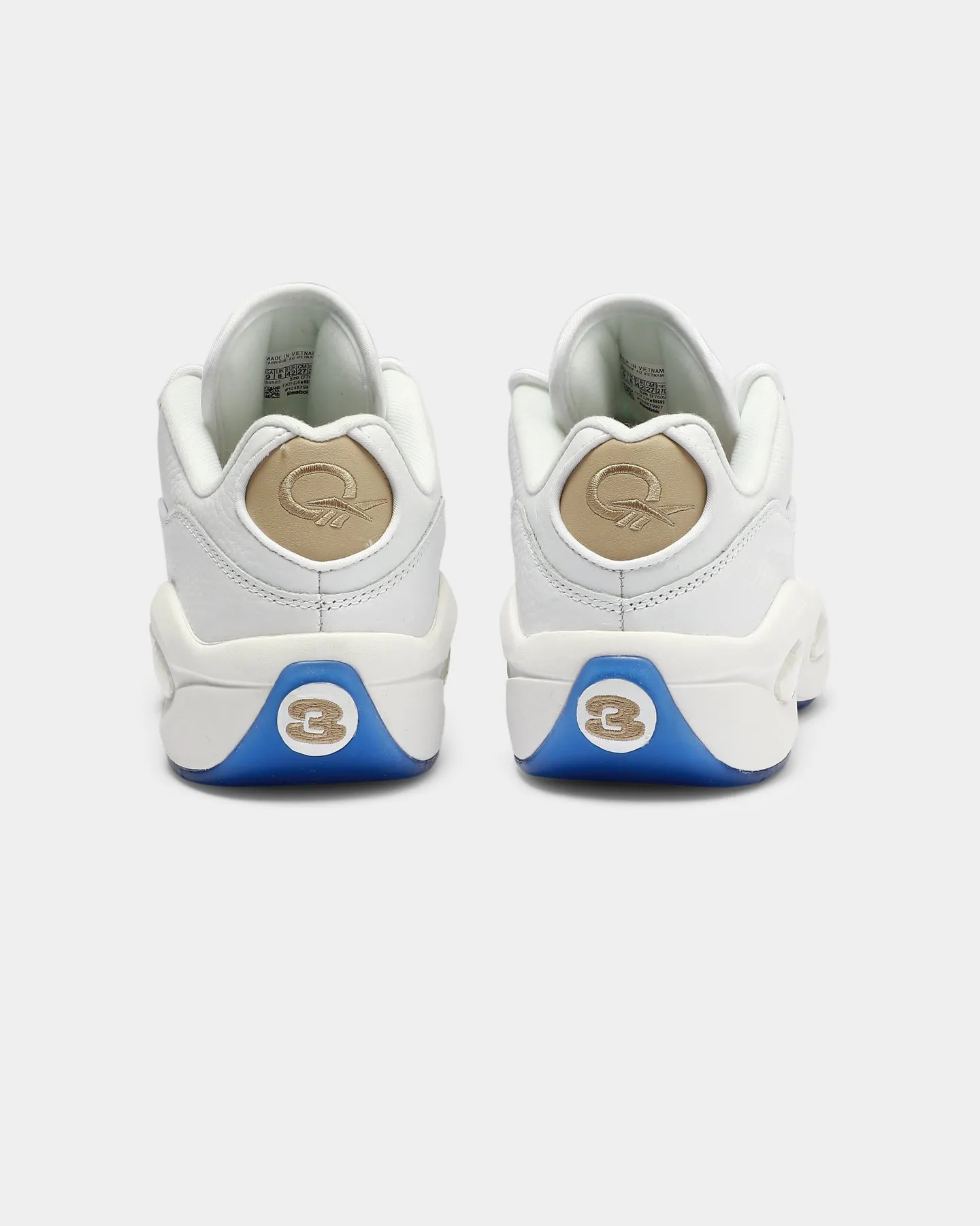 Reebok Question Low White/White/Sand Fashion Glow Quick Fit