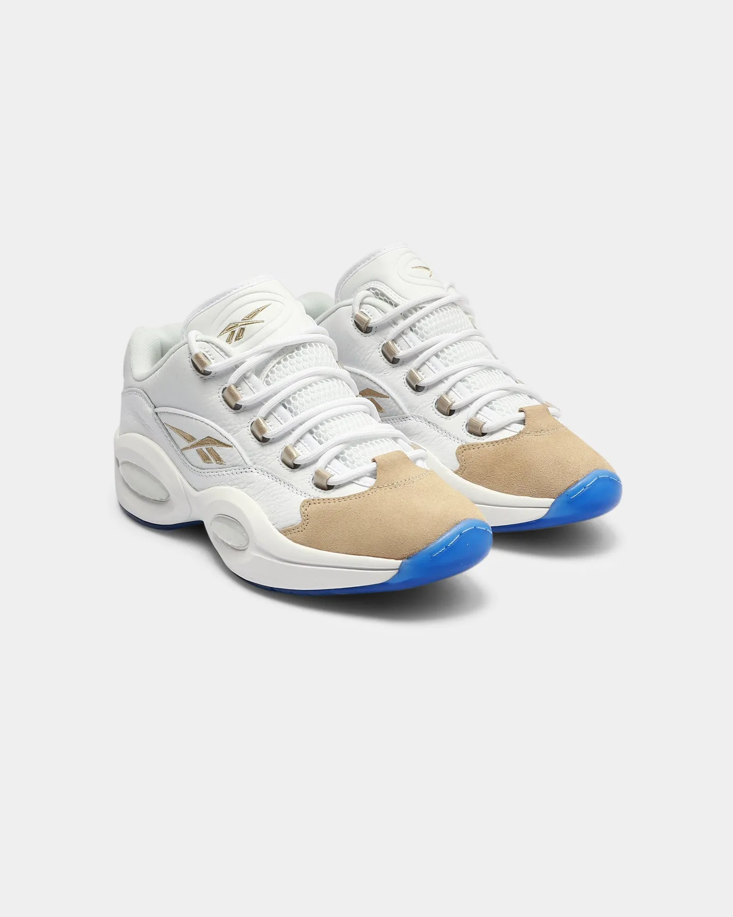 Reebok Question Low White/White/Sand Rapid pace