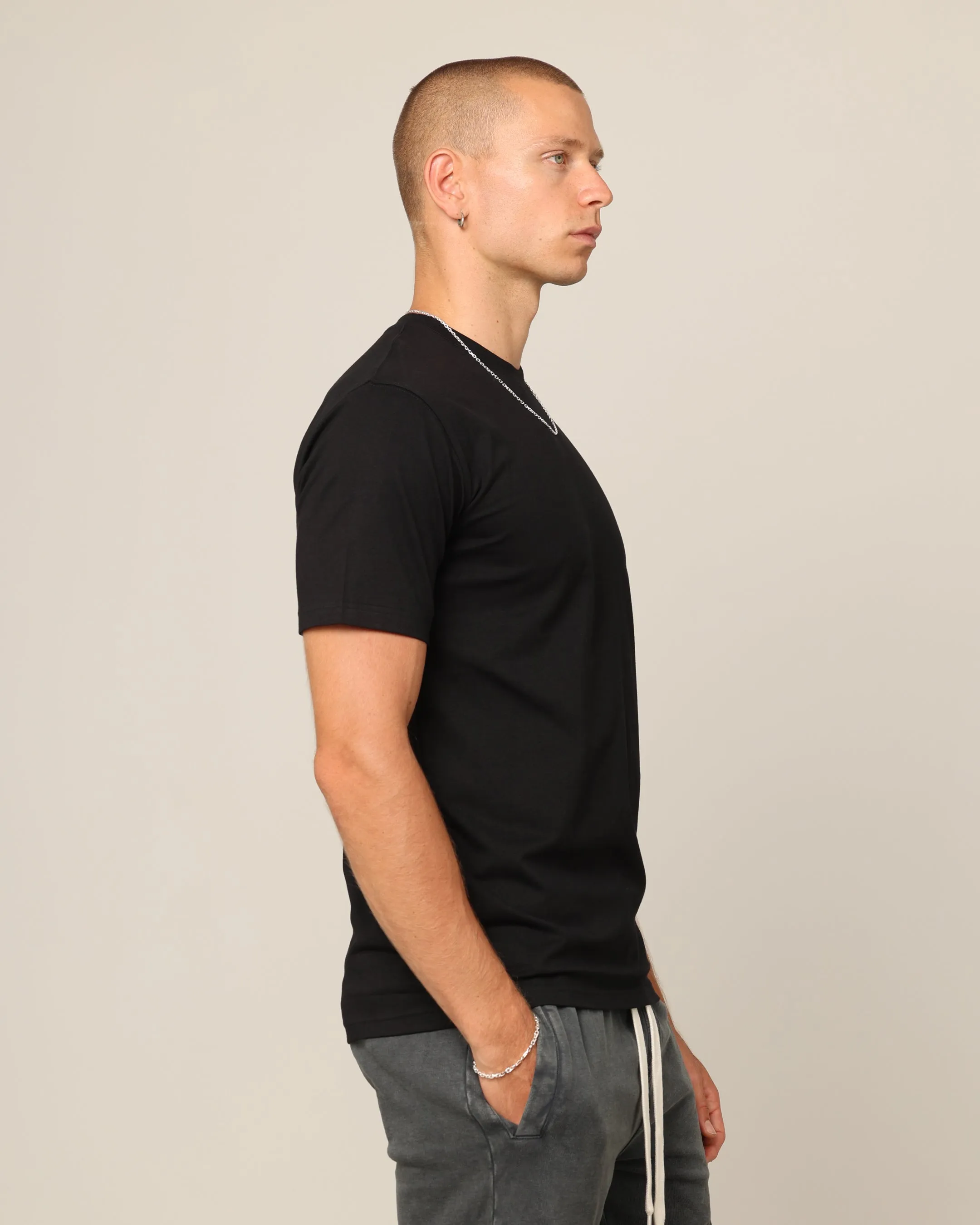 Carr?? Blanc Form T-Shirt Black Tight Fit