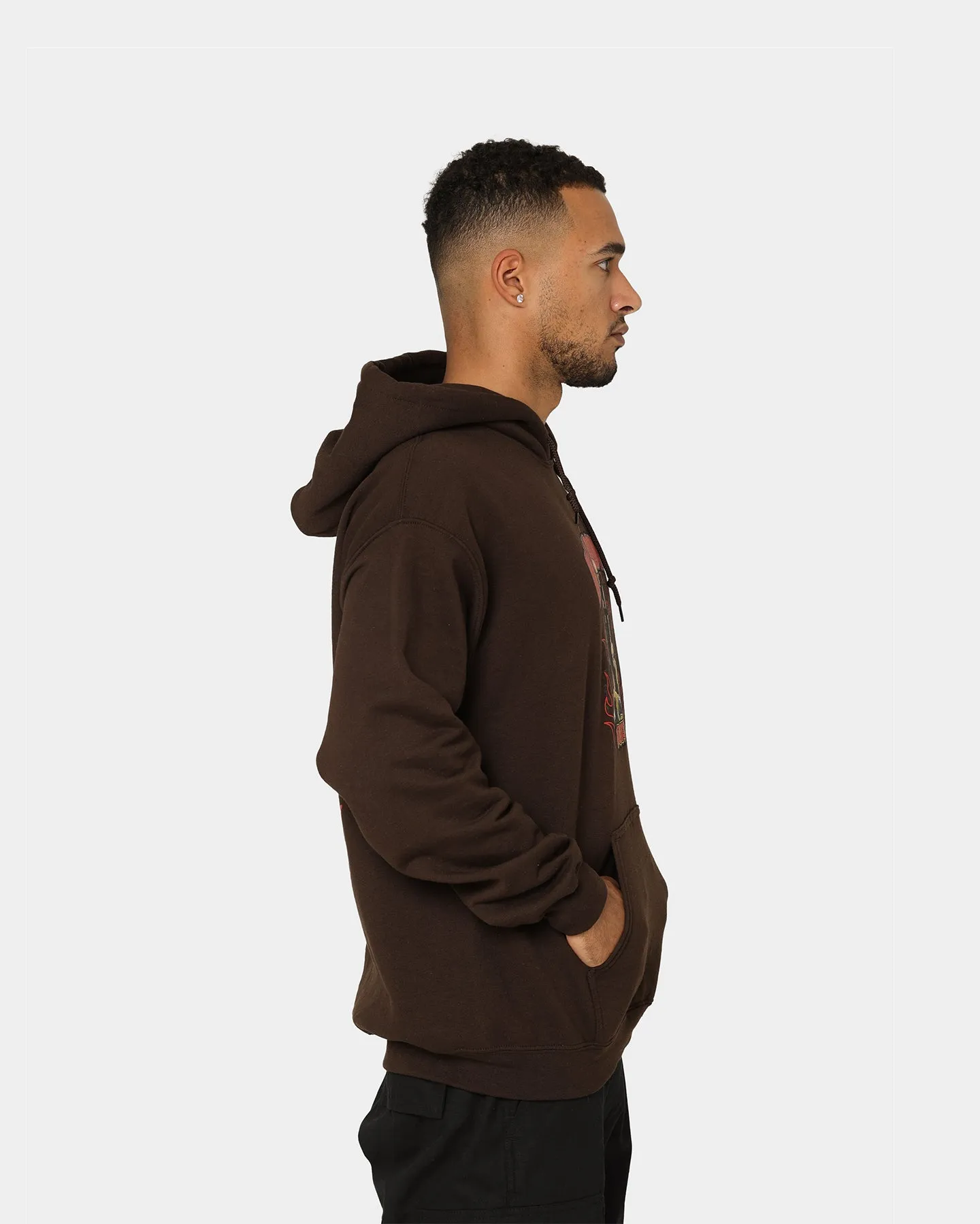Goat Crew Man Down Hoodie Brown Rabbit like Outdoor Essential