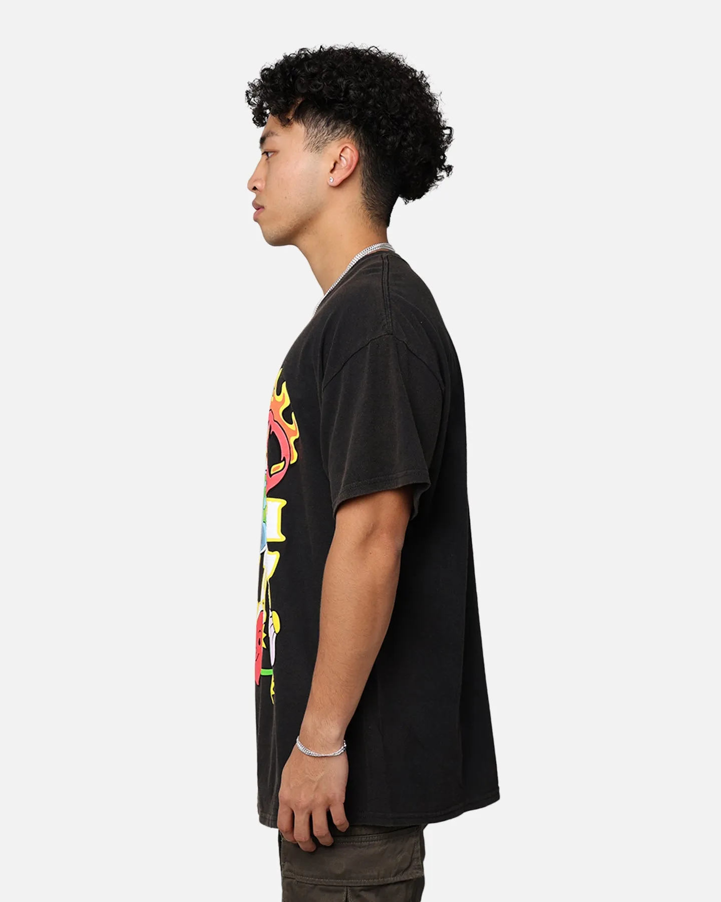 Goat Crew Peace On Earth T-Shirt Black WrinkleResistant