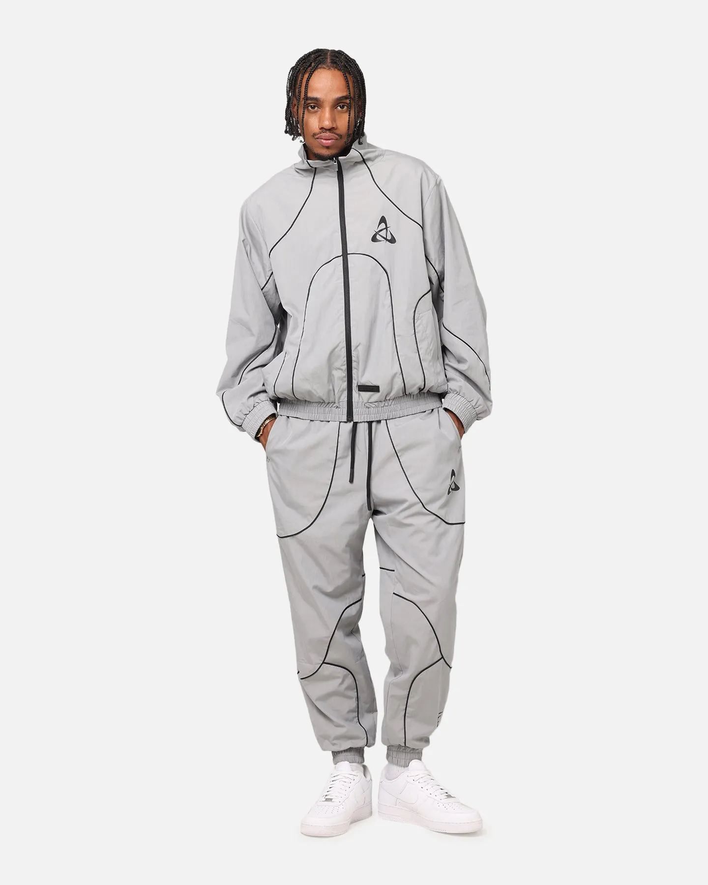 The Anti Order Stereo Nylon Track Jogger Grey Sporty Function