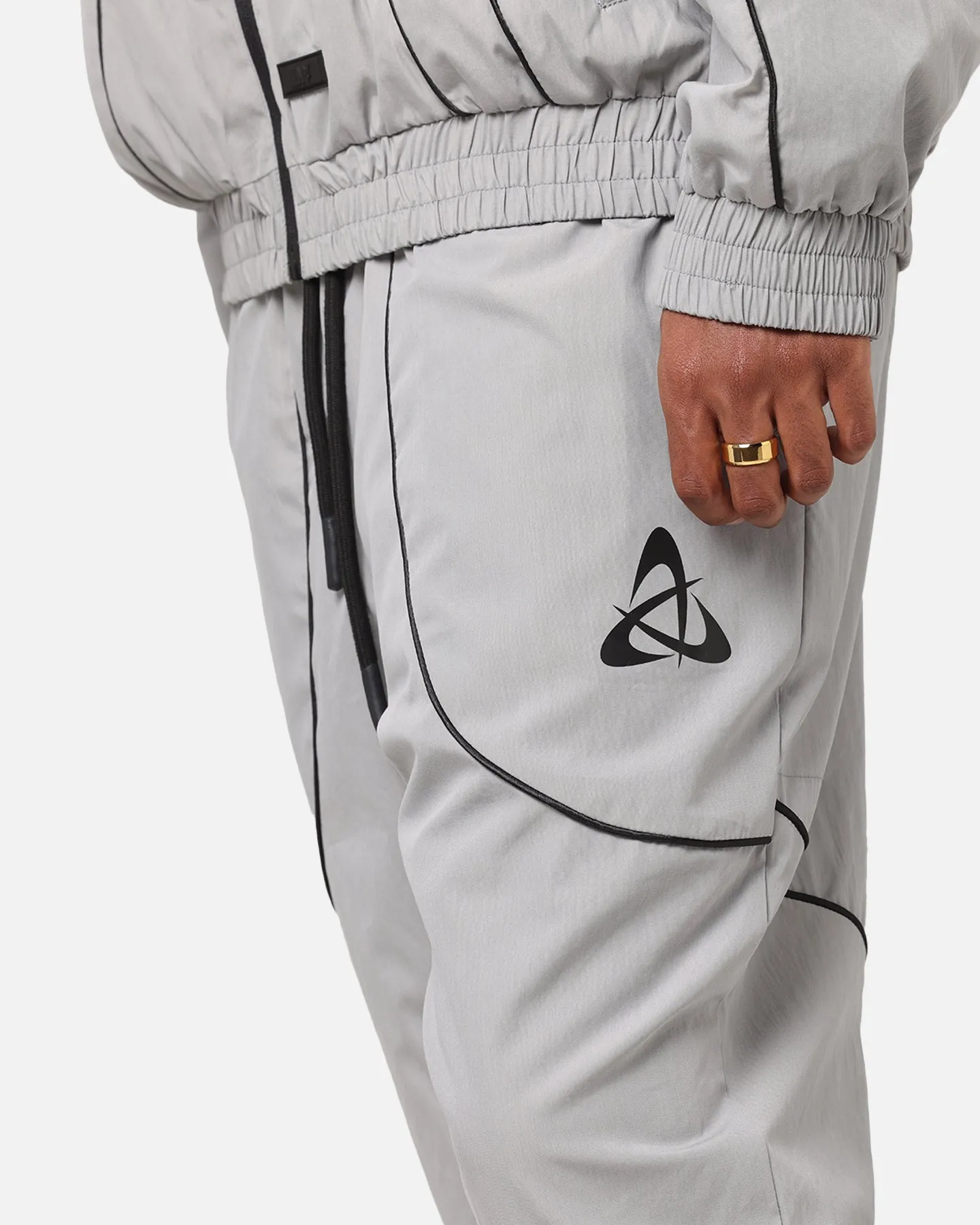 Premium Quality The Anti Order Stereo Nylon Track Jogger Grey