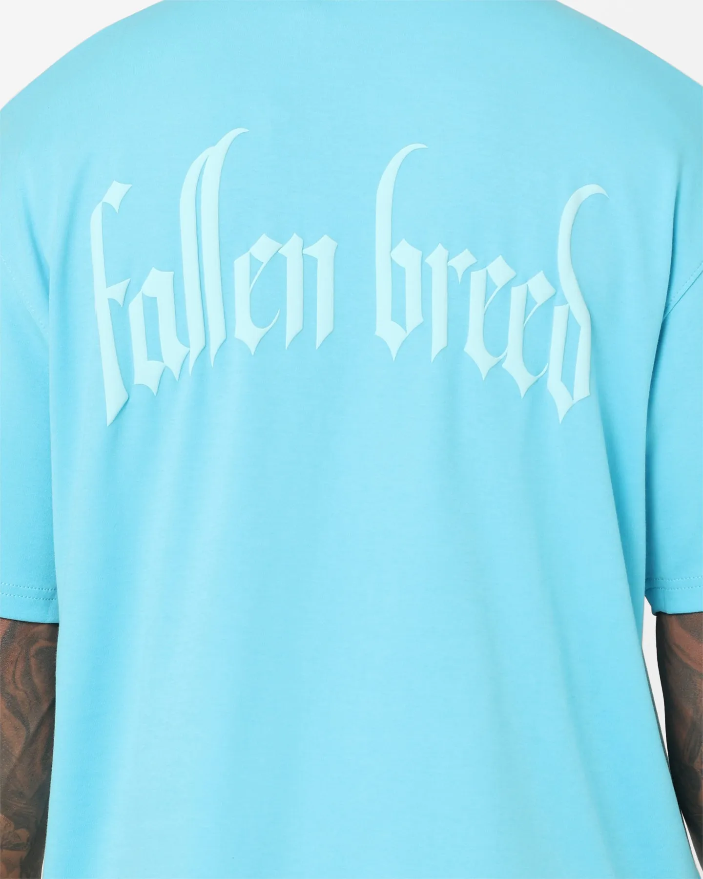 Seasonal Smart Fallen Breed Monogram T-Shirt Aqua