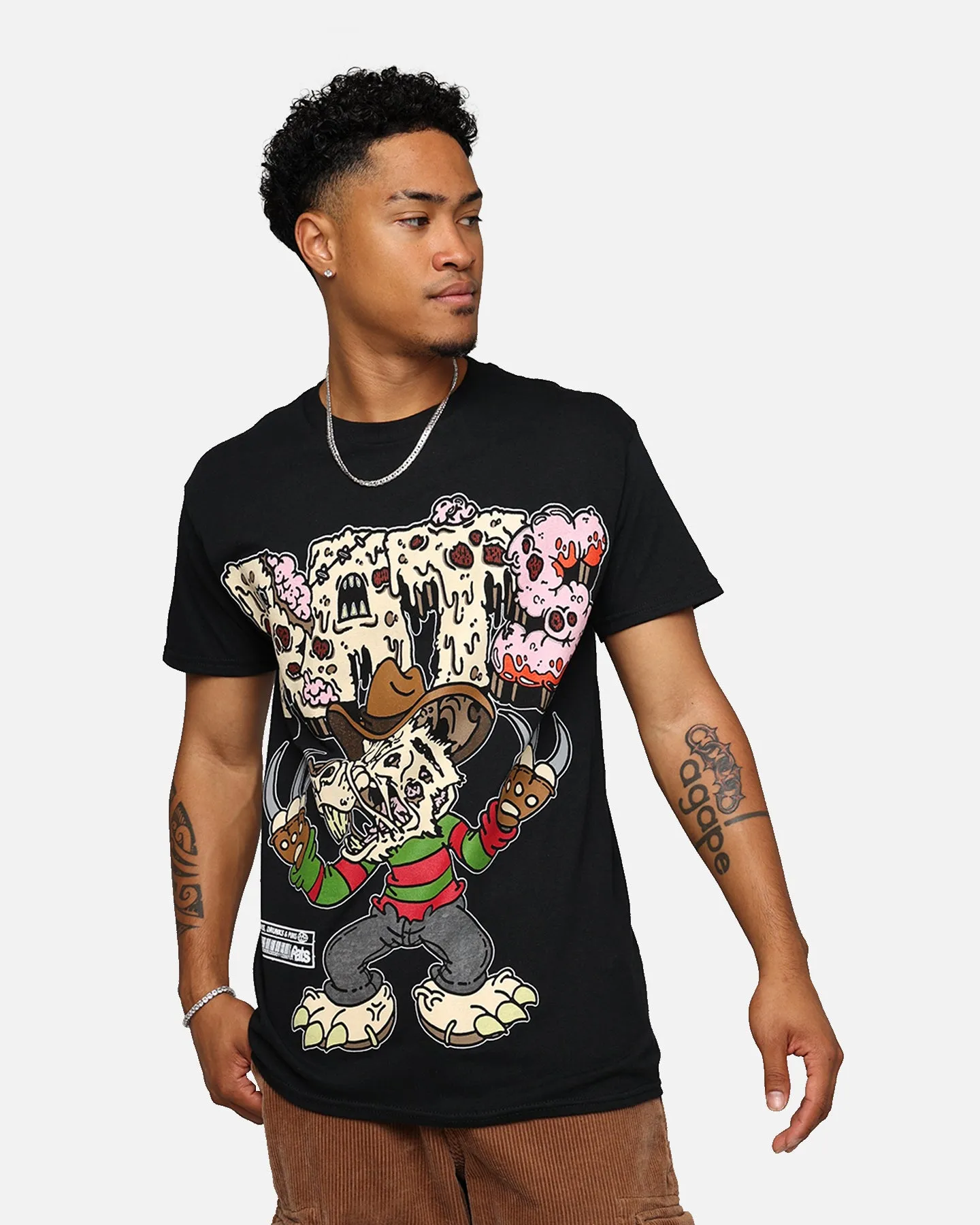 Playful Design Minimal Comfort Rats Get Fat Ratty The 14th T-Shirt Black