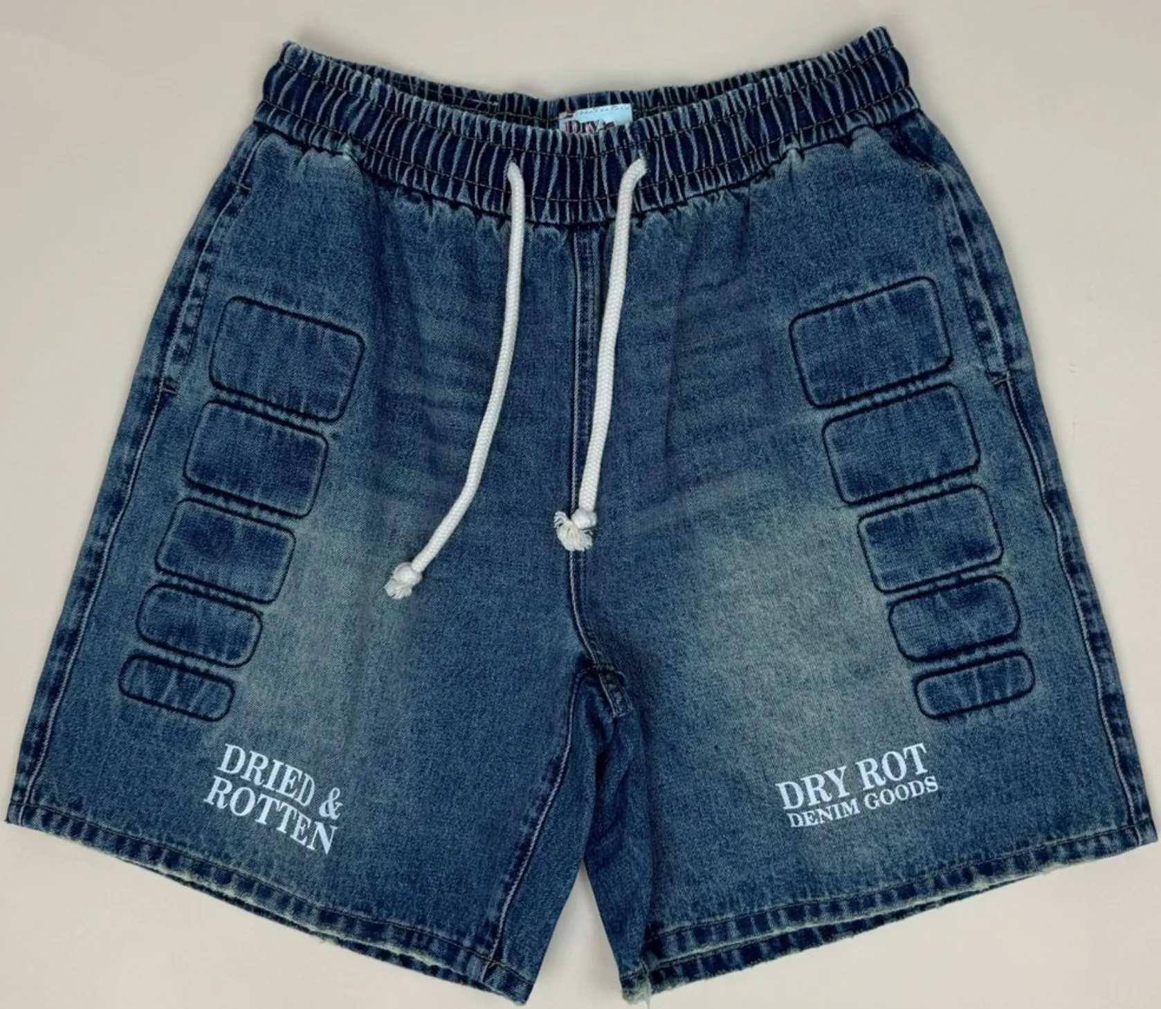 Winter Wear DRY ROT Denim Goods Denim Shorts (Blue)