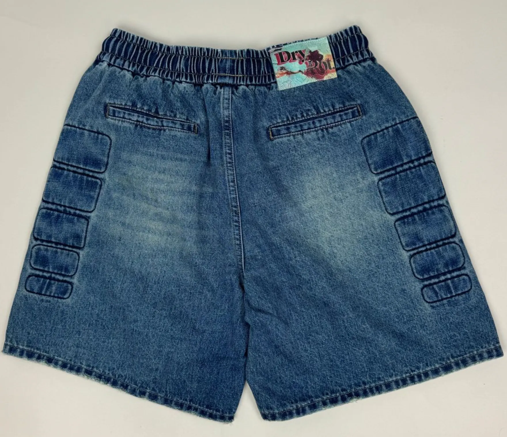 Neo Mode Cool Vest DRY ROT Denim Goods Denim Shorts (Blue)